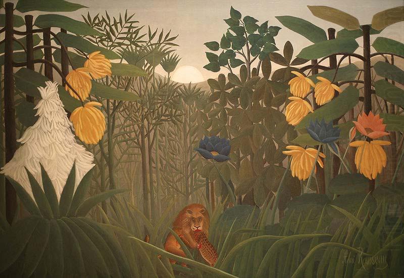 The Repast of the Lion, Henri Rousseau